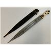 Image 1 : ANTIQUE RUSSIAN COSSACK CAUCASIAN KINJAL DAGGER SILVER DECORATED