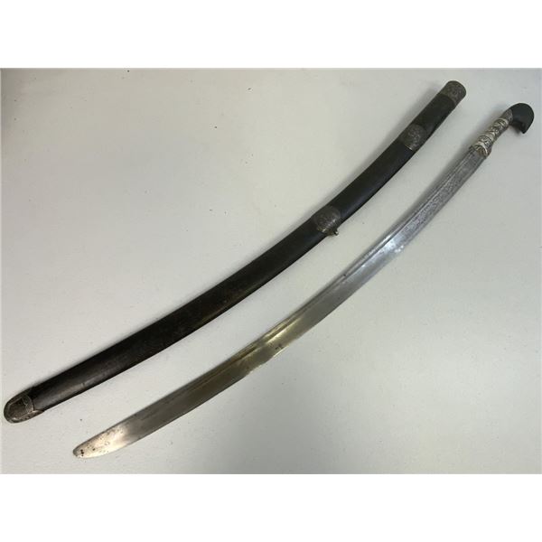 IMPERIAL RUSSIAN CAUCASIAN SILVER NIELLO SHASHKA SWORD