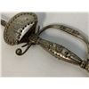 Image 12 : ANTIQUE BRITISH ORNATE STEEL FORMAL DRESS COURT SWORD WITH ETCHED BLADE