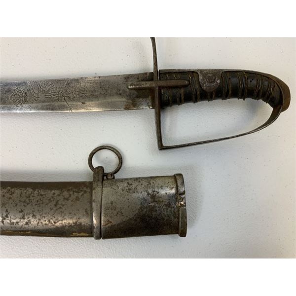 ANTIQUE NAPOLEONIC WARS RUSSIAN OR AUSTRIAN HUSSAR MASSIVE SWORD