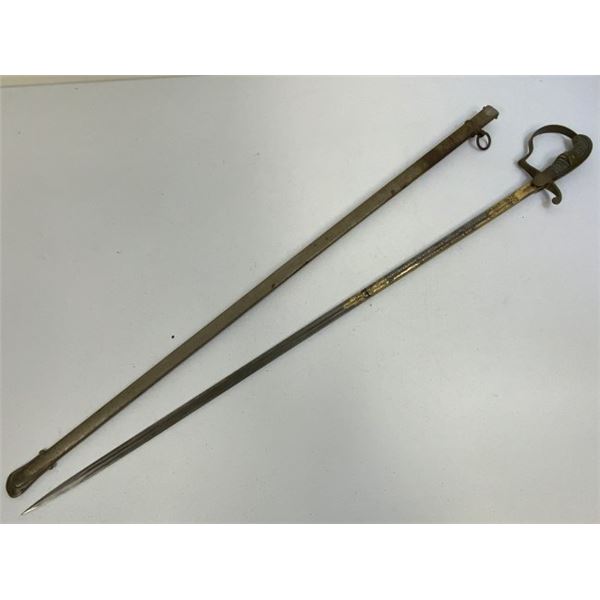 IMPERIAL GERMANY DAMASCUS BLADE OFFICER PRESENTATION SWORD 1898