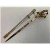 Image 2 : IMPERIAL GERMANY MINIATURE PRESENTATION SWORD WITH ENGRAVED GILDED BLADE