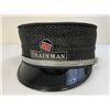 Image 2 : VINTAGE TRAINMAN SUMMER CAP THE MILWAUKEE ROAD RAILROAD OFFICIAL