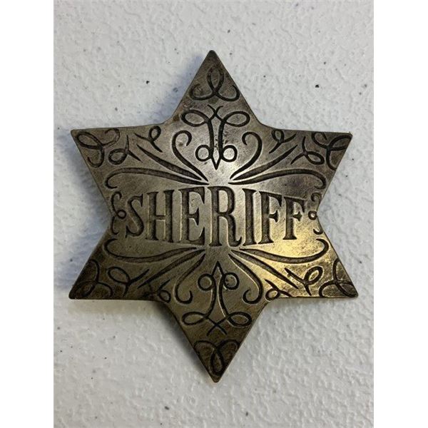 VINTAGE OBSOLETE SHERIFF BADGE