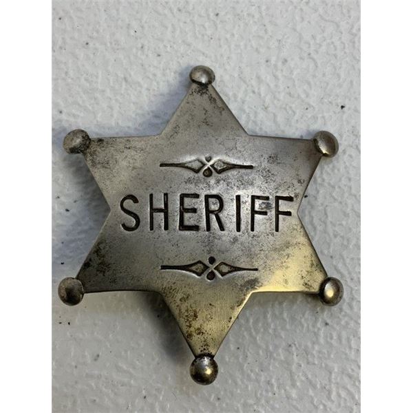 VINTAGE OBSOLETE SHERIFF BADGE