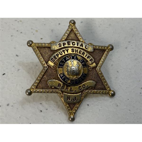 VINTAGE OBSOLETE SPECIAL DEPUTY SHERIFF BADGE