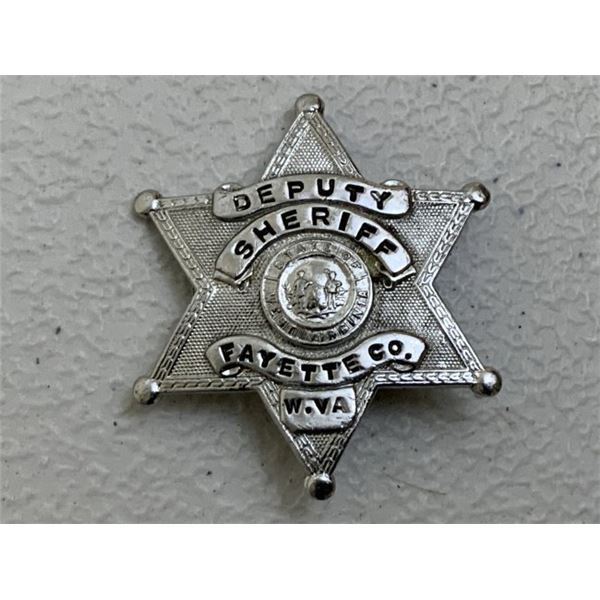 VINTAGE OBSOLETE DEPUTY SHERIFF BADGE