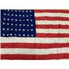 Image 1 : USA VINTAGE WWII ERA 48 STAR AMERICAN FLAG WITH FRINGES