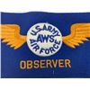 Image 2 : WWII US ARMY AIR FORCE OBSERVER ARMBAND