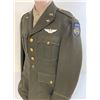 Image 7 : WWII US AIR FORCE AIRBORNE TROOP CARRIER SENIOR FLIGHT OFFICER UNIFORM TUNIC