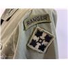 Image 6 : VINTAGE US ARMY AIRBORNE RANGER OFFICER MARKSMAN GREEN UNIFORM SHIRT - NAMED