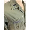 Image 9 : VINTAGE US ARMY AIRBORNE RANGER OFFICER MARKSMAN GREEN UNIFORM SHIRT - NAMED