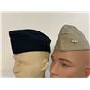 Image 3 : WWII US NAVY OFFICERS LOT OF 2 GARRISON CAPS