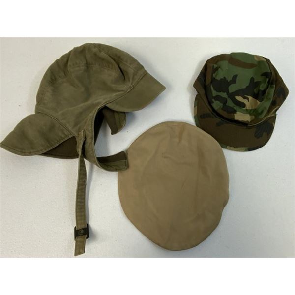 WWII AND LATER US LOT OF HEADGEAR