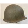 Image 4 : WWII US M1 FIXED BALE STEEL HELMET WITH CAPAC LINER