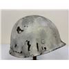 Image 3 : WWII US FIRESTONE HELMET LINER WINTER COMBAT PAINTED FINISH
