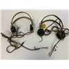 Image 6 : WWII US AIR FORCE LOT OF 2 HEAD SETS