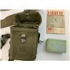 Image 1 : US KOREAN WAR ERA GUN BELT WITH POUCH WITH CONTENTS AND SUSPENDERS