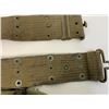 Image 8 : US KOREAN WAR ERA GUN BELT WITH POUCH WITH CONTENTS AND SUSPENDERS
