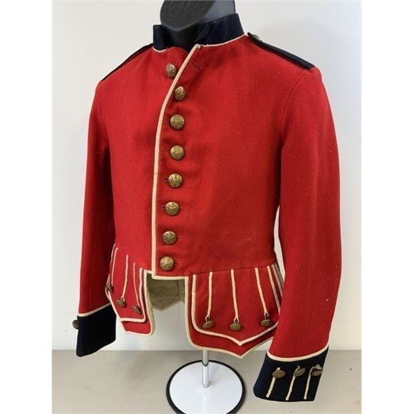 ANTIQUE EARLY 20th CENTURY BRITISH SCOTTISH HIGHLANDER RED COAT UNIFORM TUNIC