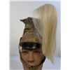Image 10 : ANTIQUE BRITISH 17th LANCERS CAP HELMET WITH WHITE HORSEHAIR PLUMAGE