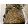 Image 9 : ANTIQUE BRITISH 17th LANCERS CAP HELMET WITH WHITE HORSEHAIR PLUMAGE