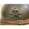 Image 5 : WWI RUSSIA M1916 HELMET WHITE ARMY CIVIL WAR USED WITH SCULL ATTACHED