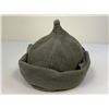 Image 3 : USSR EARLY WWII BUDYONOVKA GRAY CLOTH HELMET WITH RED ENAMEL STAR