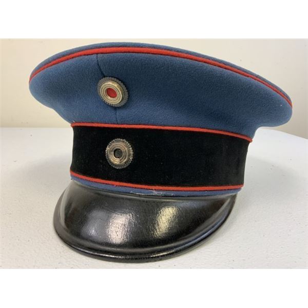 IMPERIAL GERMANY PRUSSIAN OFFICERS NAMED VISOR CAP HAT