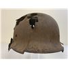 Image 2 : WWII GERMAN M35 HEAVY COMBAT DAMAGED HELMET FROM RUSSIAN FRONT
