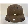 Image 5 : WWII GERMAN M35 HEAVY COMBAT DAMAGED HELMET FROM RUSSIAN FRONT