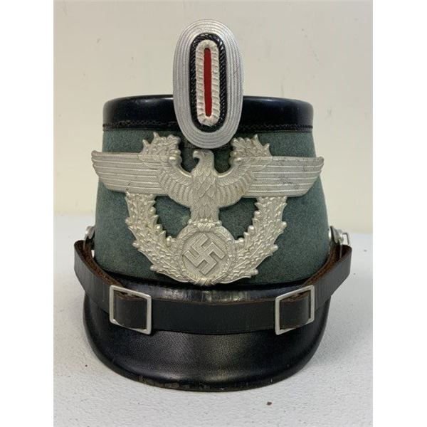 GERMANY THIRD REICH POLICE SHAKO HELMET