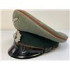 Image 3 : WWII GERMAN ARMY ARTILLERY NCO OFFICER VISOR HAT CAP