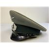 Image 2 : WWII GERMAN NCO OFFICERS INFANTRY VISOR CAP HAT
