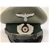 Image 4 : WWII GERMAN NCO OFFICERS INFANTRY VISOR CAP HAT