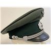 Image 3 : WWII GERMAN ARMY PIONEER OFFICERS VISOR HAT CAP