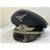 Image 2 : WWII GERMAN LUFTWAFFE OFFICER VISOR HAT CAP