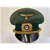 Image 1 : WWII GERMAN CUSTOMS OFFICIAL GENERAL RANK VISOR CAP HAT