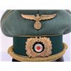 Image 6 : WWII GERMAN CUSTOMS OFFICIAL GENERAL RANK VISOR CAP HAT