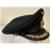 Image 2 : WWII GERMAN NAVY KRIEGSMARINE NAMED HIGH RANKING OFFICER BLUE VISOR CAP