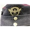 Image 3 : WWII GERMAN LATE WAR FIRE POLICE M43 WOOL CAP