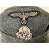 Image 6 : WWII GERMAN WAFFEN SS EM/NCO M43 FIELD HAT CAP