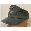 Image 7 : WWII GERMAN WAFFEN SS EM/NCO M43 FIELD HAT CAP