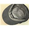 Image 7 : WWII GERMAN M43 BLACK PANZER LATE WAR SS FIELD CAP HAT