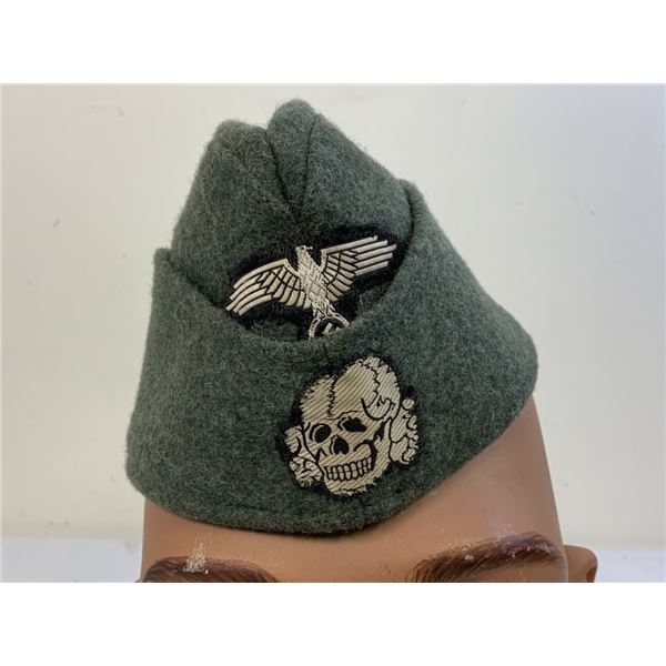 WWII GERMAN WAFFEN SS OVERSEAS CAP