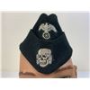 Image 1 : WWII GERMAN WAFFEN SS BLACK PANZER OVERSEAS CAP