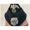 Image 5 : WWII GERMAN WAFFEN SS BLACK PANZER OVERSEAS CAP