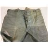 Image 2 : WWII GERMAN NAVY KRIEGSMARINE GRAY LEATHER FOUL WEATHER PANTS