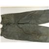 Image 6 : WWII GERMAN NAVY KRIEGSMARINE GRAY LEATHER FOUL WEATHER PANTS