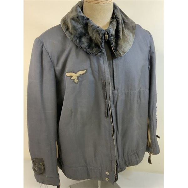 WWII GERMAN LUFTWAFFE FLIGHT JACKET WARTIME ISSUE KANALJACKE